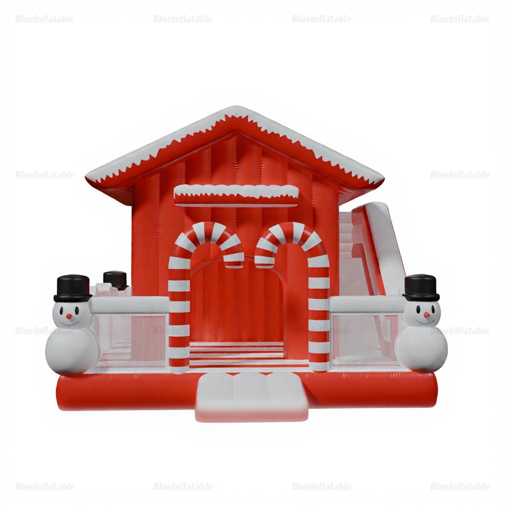 Candy Land Christmas Inflatable Bounce House & Slide Combo - Image 4