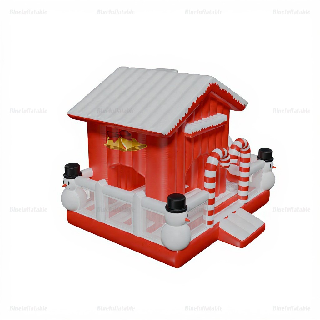 Candy Land Christmas Inflatable Bounce House & Slide Combo - Image 5