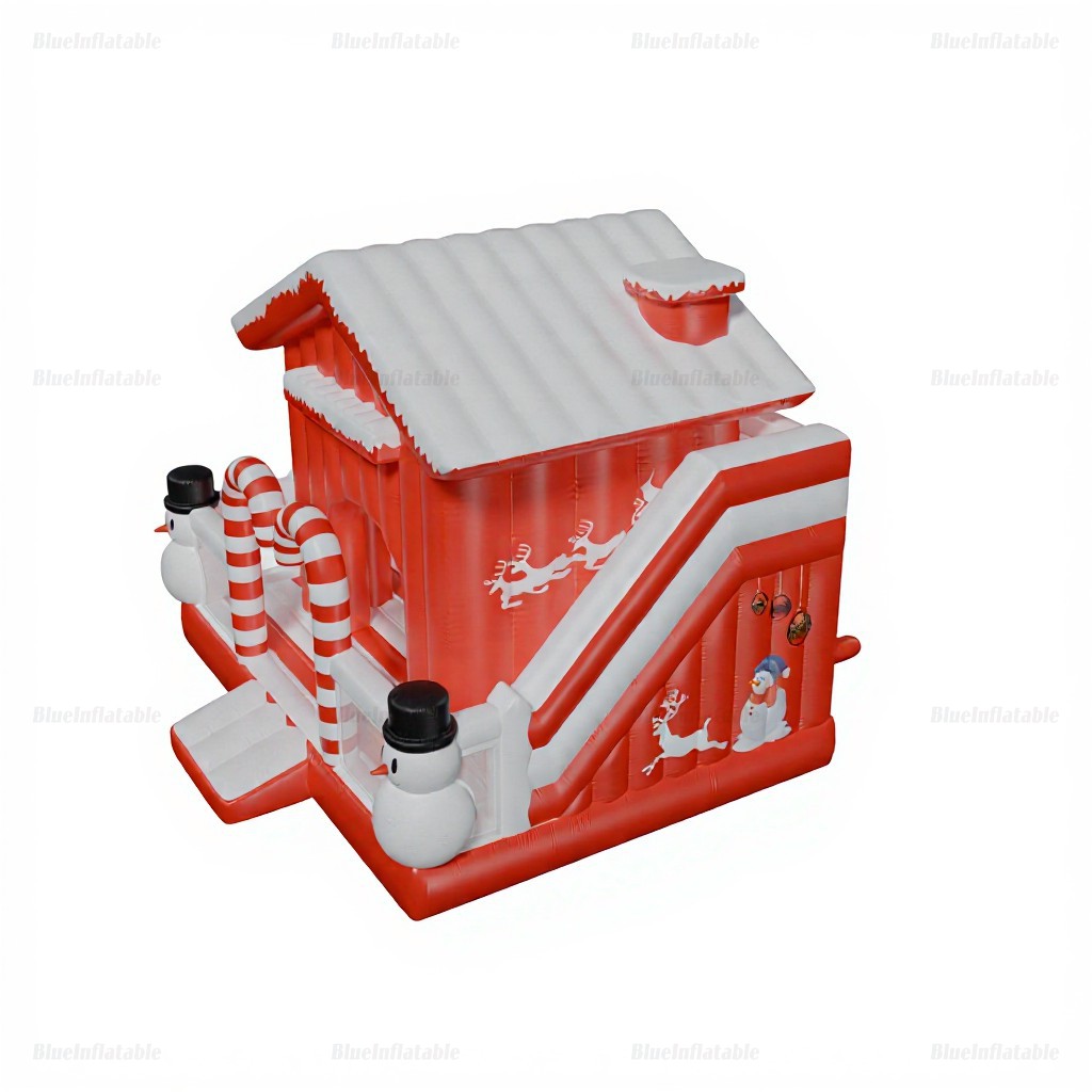 Candy Land Christmas Inflatable Bounce House & Slide Combo - Image 6