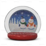 Inflatable Christmas Snow Globe Photo Booth Tent