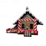 Gingerbread Christmas Bounce House & Water Slide Rental