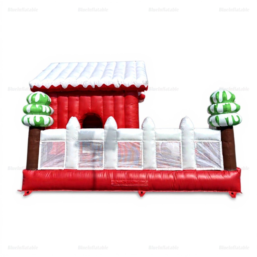 Christmas Candy Land Inflatable Bounce House Slide Combo - Image 7