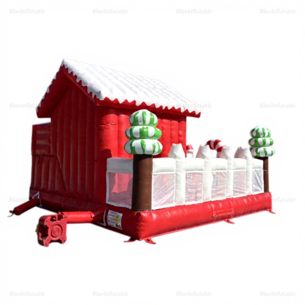 Christmas Candy Land Inflatable Bounce House Slide Combo - Image 8