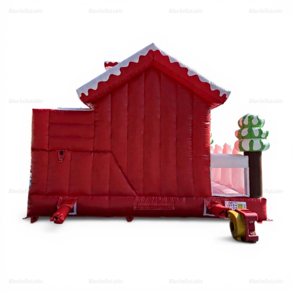 Christmas Candy Land Inflatable Bounce House Slide Combo - Image 9