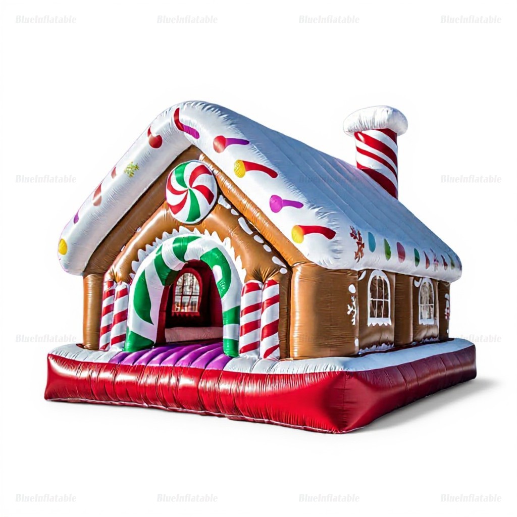 Christmas Candyland Inflatable Bounce House & Slide Rental