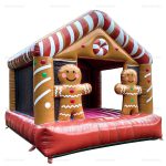 Christmas Gingerbread House Inflatable Bouncer Rental