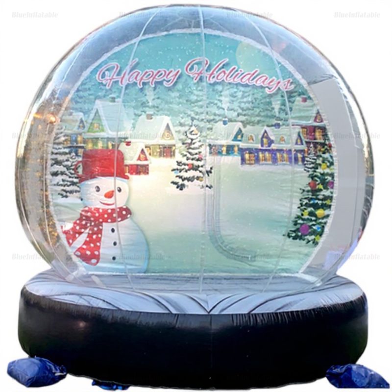 Christmas Inflatable Snow Globe Bounce House Rental