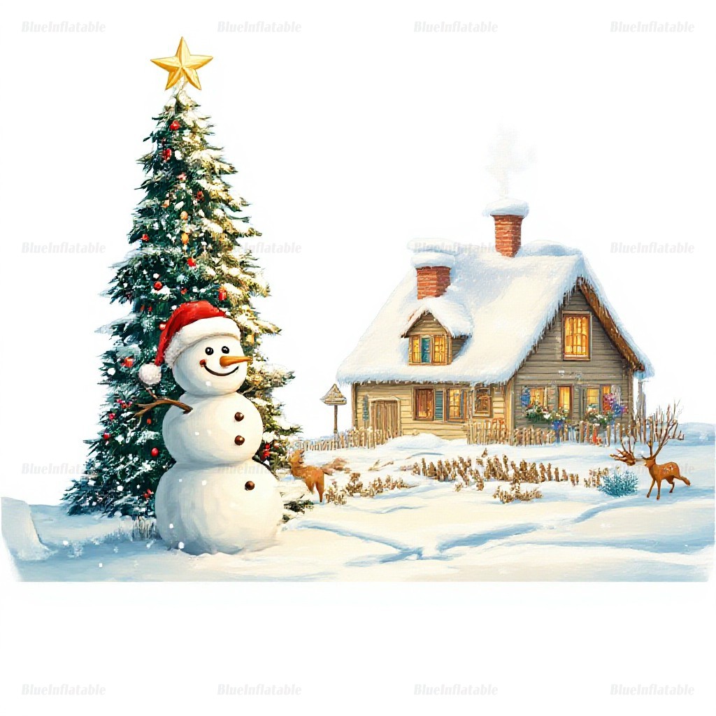 Christmas Inflatable Snow Globe Photo Booth - Image 2