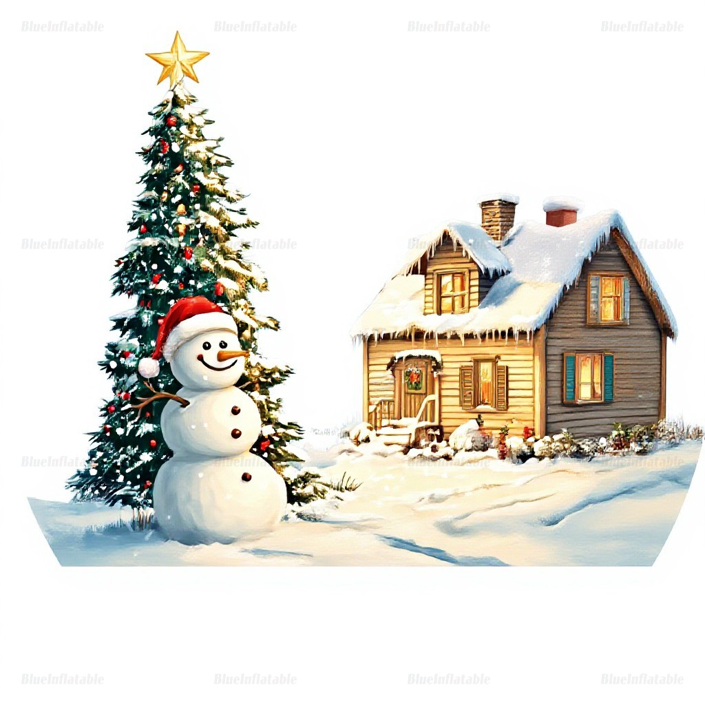 Christmas Inflatable Snow Globe Tunnel for Kids & Adults - Image 5