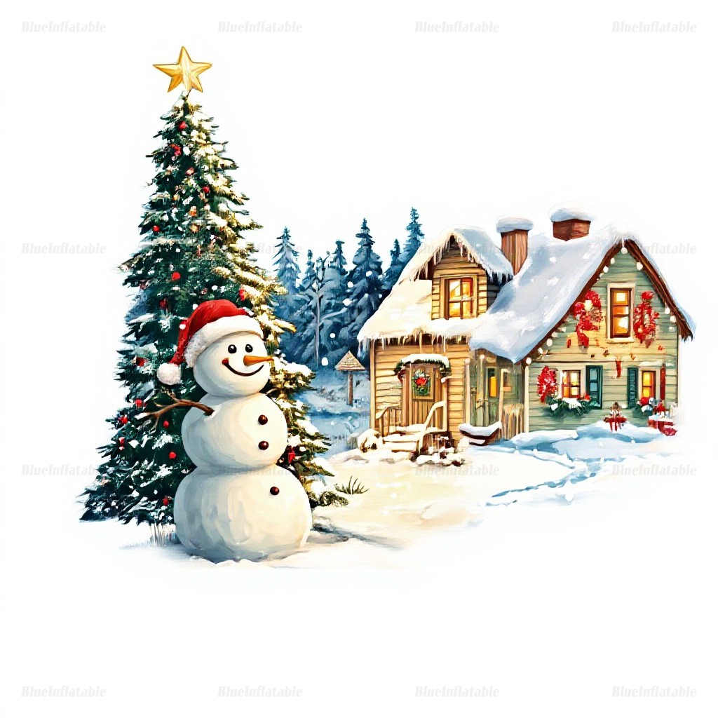 Christmas Inflatable Snow Globe Party Dome - Image 5