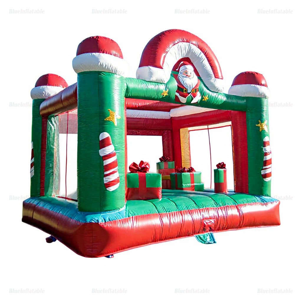 Christmas Santa Outdoor Commercial Bounce House