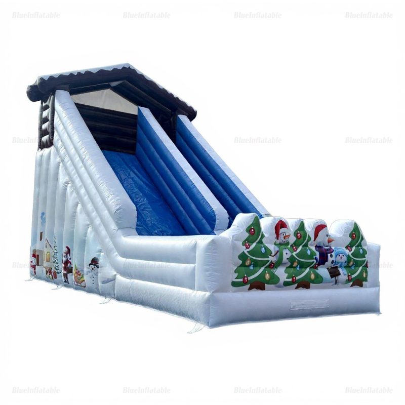 Giant Outdoor Christmas Inflatable Water Slide for Adults