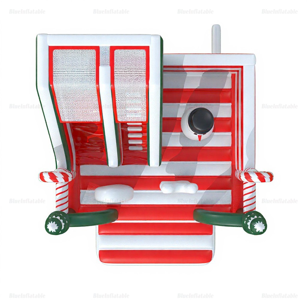 Christmas Combo Bounce House with Inflatable Slide - Image 5