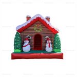 Christmas Tree & Snowman Inflatable Bounce House Rental