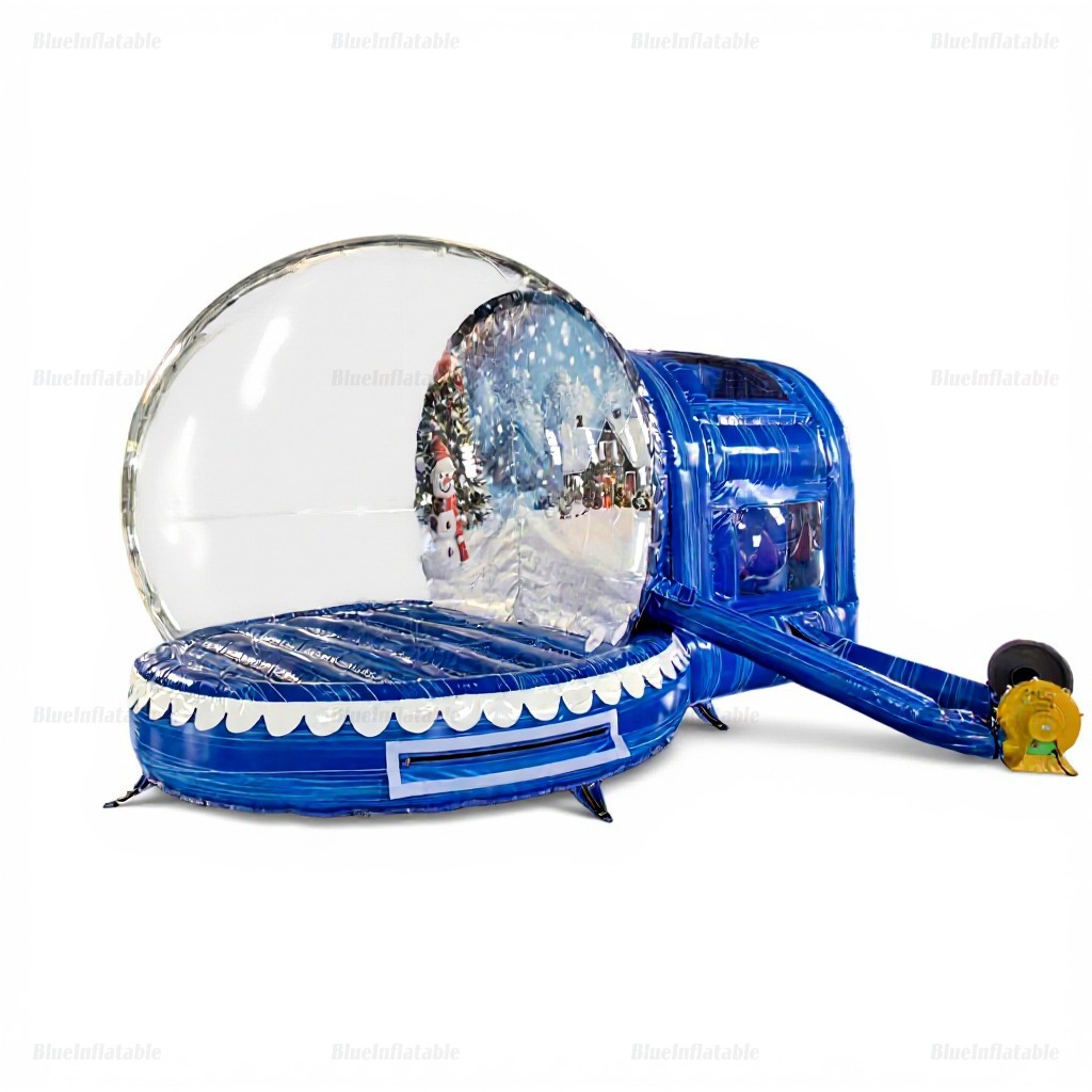 Christmas Snow Globe Inflatable House Party Rental - Image 4
