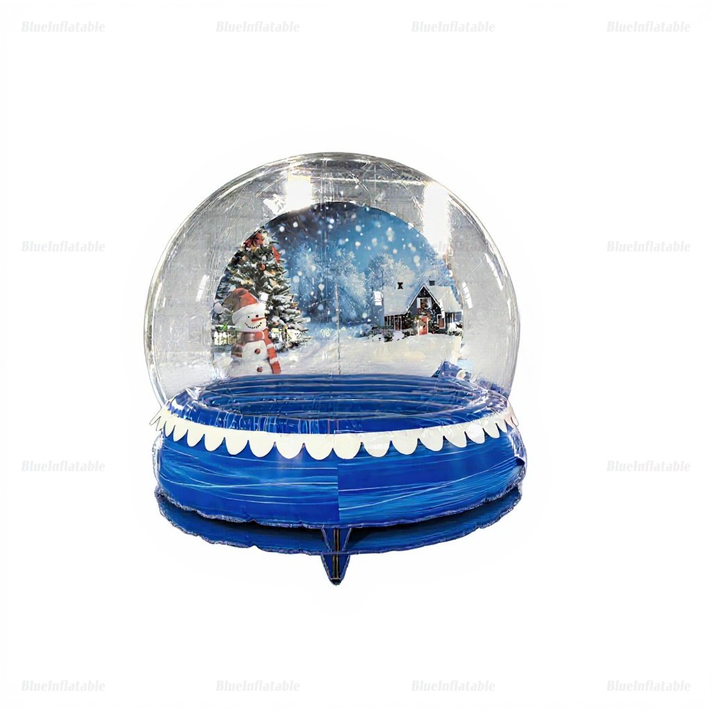Christmas Snow Globe Inflatable House Party Rental - Image 5