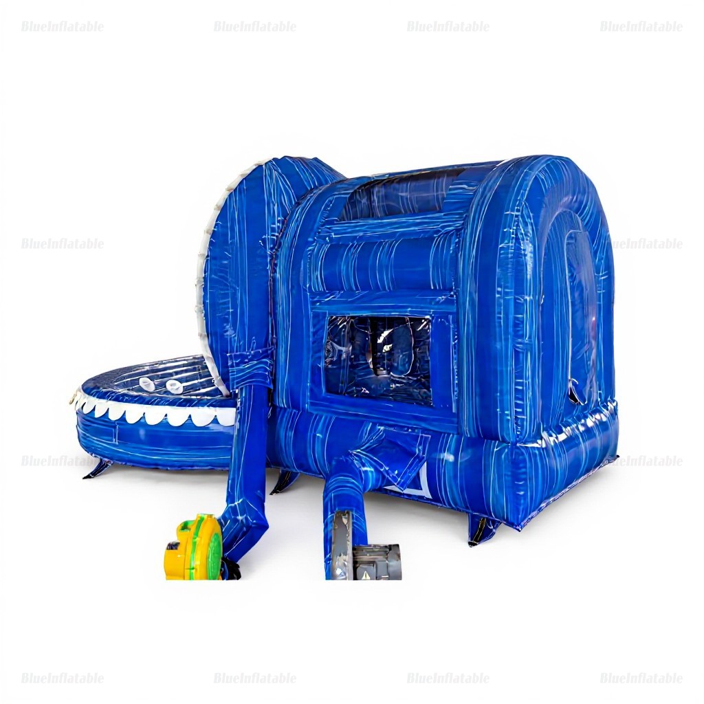 Christmas Snow Globe Inflatable House Party Rental - Image 9