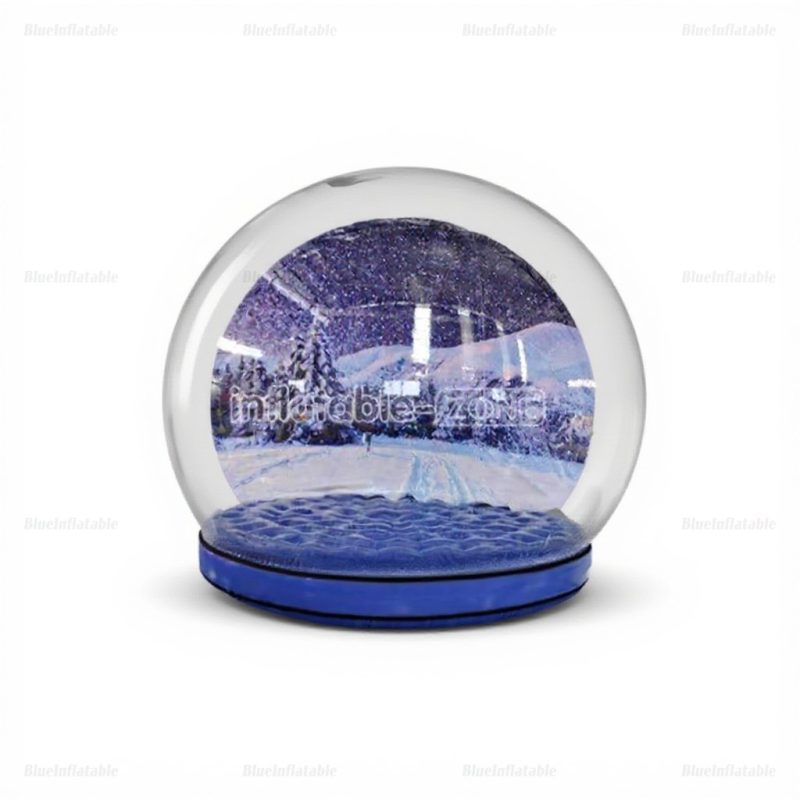 Custom Giant Inflatable Christmas Snow Globe Photo Booth