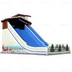 Giant Inflatable Snow Mountain Winter Slide for Adults