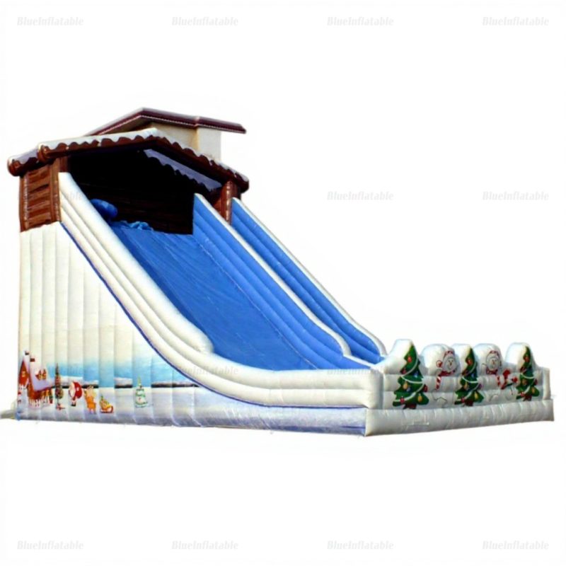 Giant Inflatable Snow Mountain Winter Slide for Adults