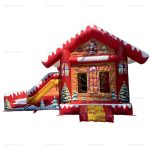 Christmas Inflatable Bounce House with Slide Rental