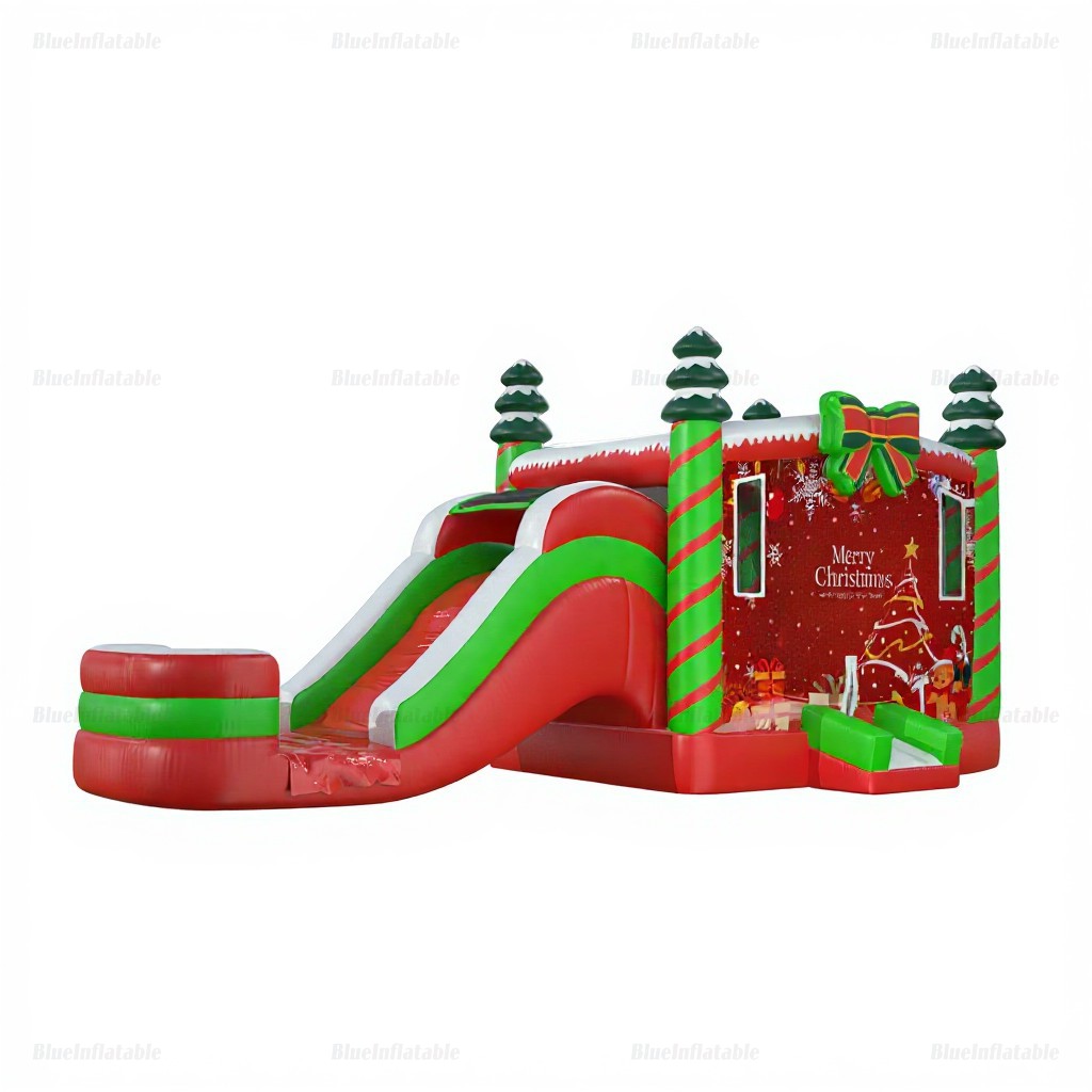 Christmas Inflatable Bounce House & Water Slide Combo