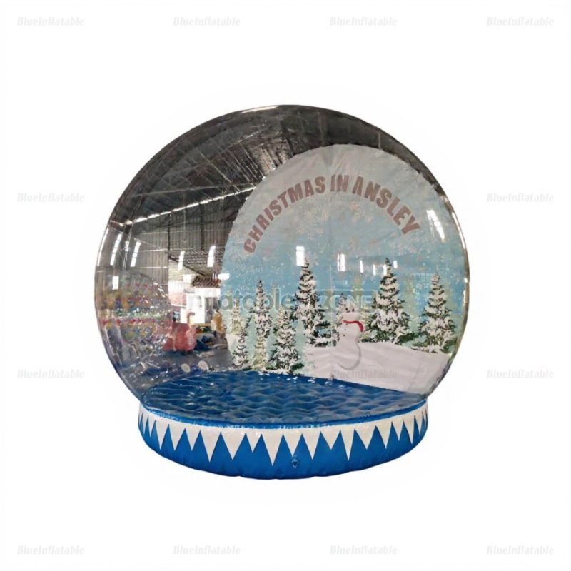 Inflatable Christmas Snow Globe Bubble Tent Dome