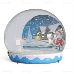 Inflatable Christmas Snow Globe Bubble Tent