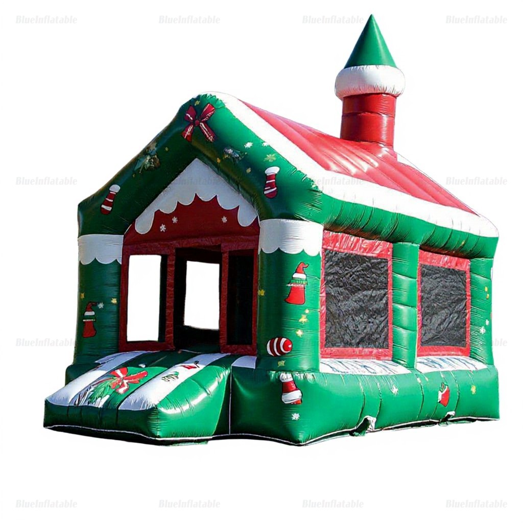 Christmas Inflatable Bounce House for Outdoor Play
