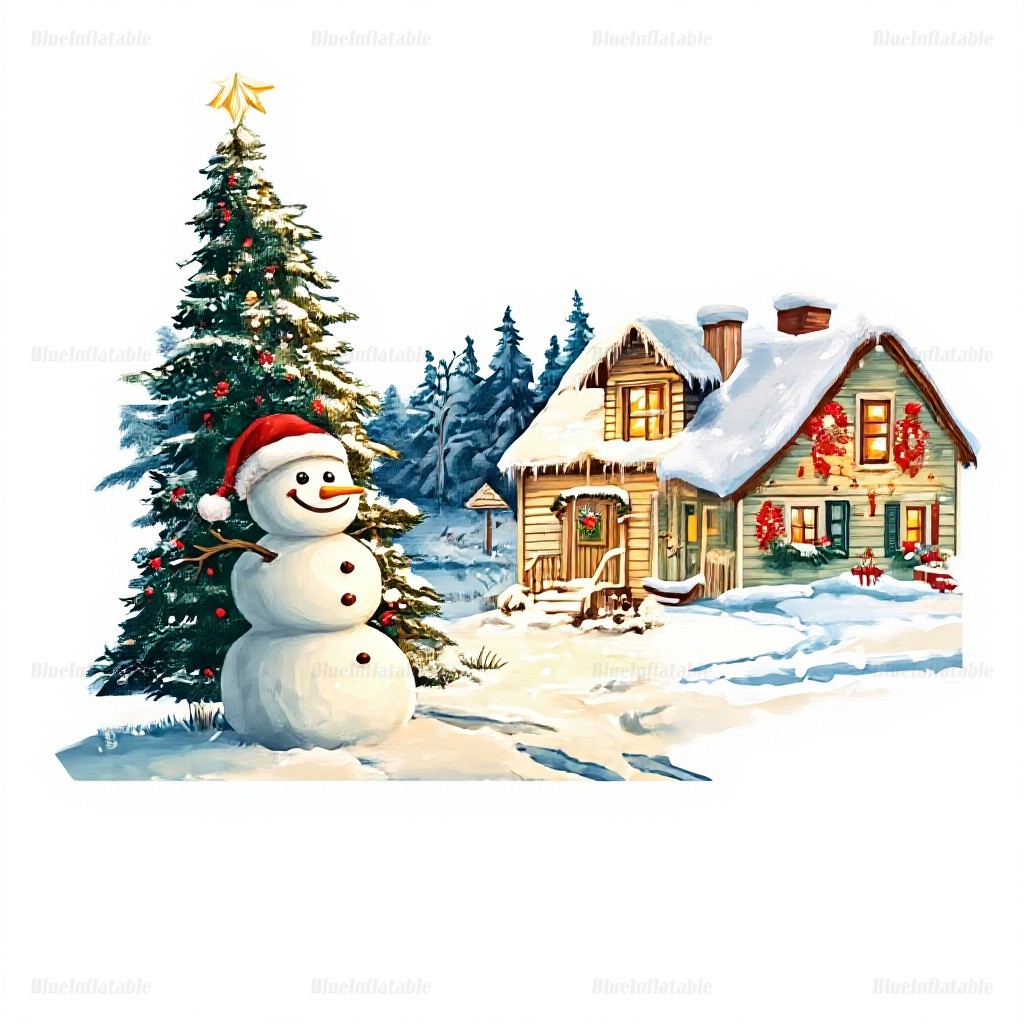 Inflatable Christmas Snow Globe Tunnel Igloo - Image 2