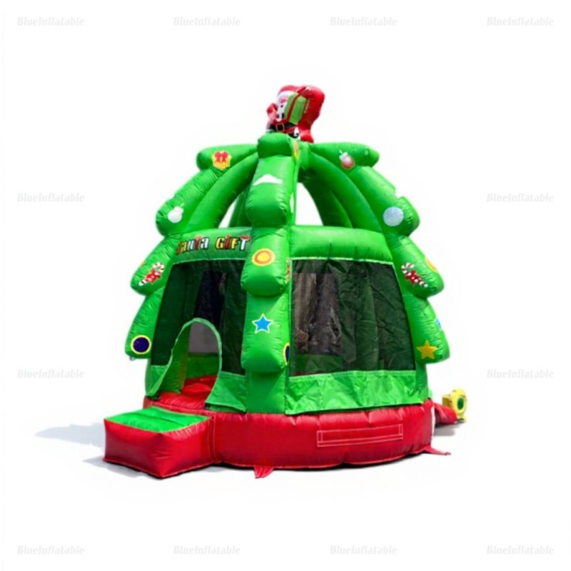 Large Inflatable Christmas Tree Bounce House Playground