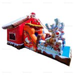 Santa Christmas Inflatable Bounce House & Water Slide Combo
