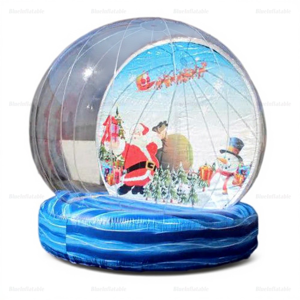 Life-Size Inflatable Snow Globe Display