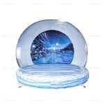Custom Inflatable Snow Globe Photo Booth with Backdrop