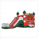 Christmas Inflatable Bounce House & Water Slide Combo