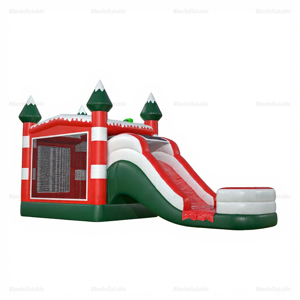 Christmas Inflatable Bounce House & Water Slide Combo - Image 2