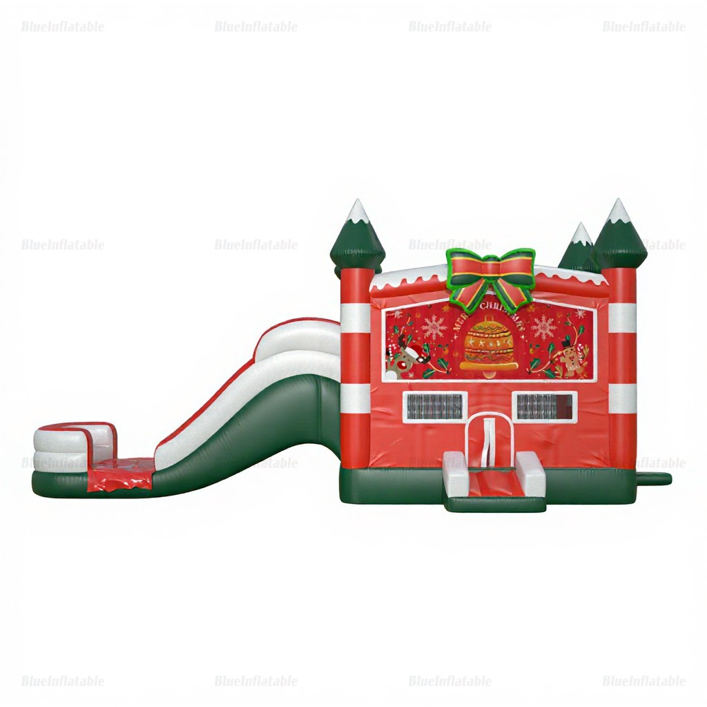 Christmas Inflatable Bounce House & Water Slide Combo - Image 4