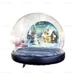 Christmas Snow Globe Inflatable Igloo Tent for Parties