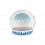 Giant Inflatable Christmas Snow Globe Photo Booth Rental