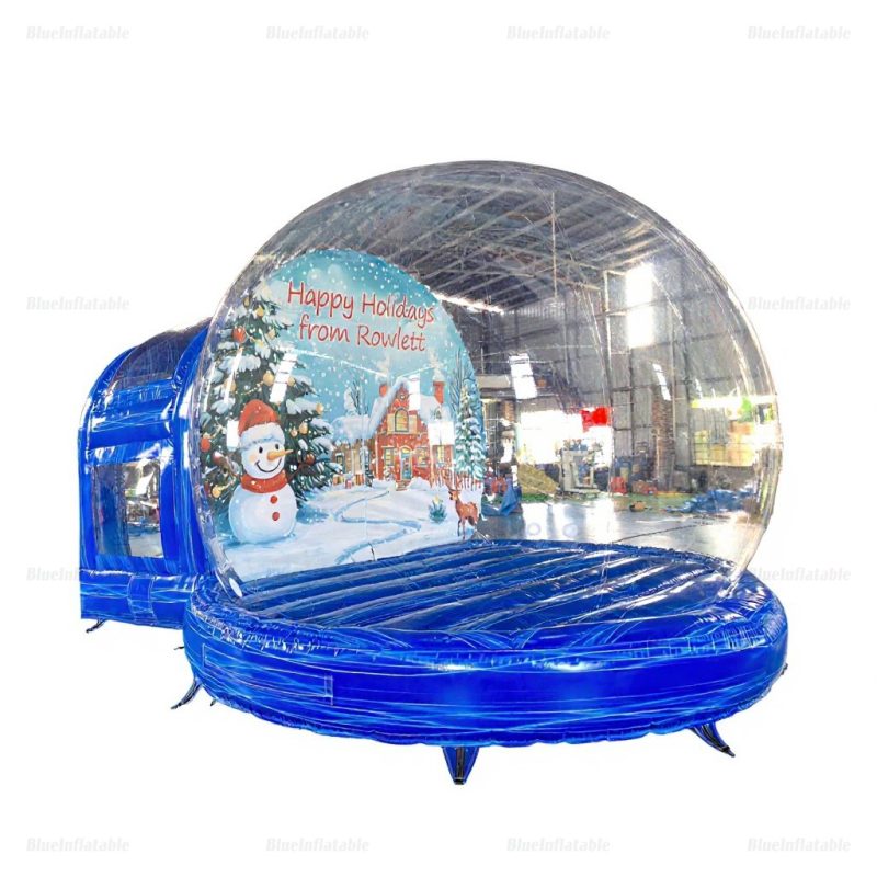 Giant Inflatable Christmas Snow Globe Photo Booth