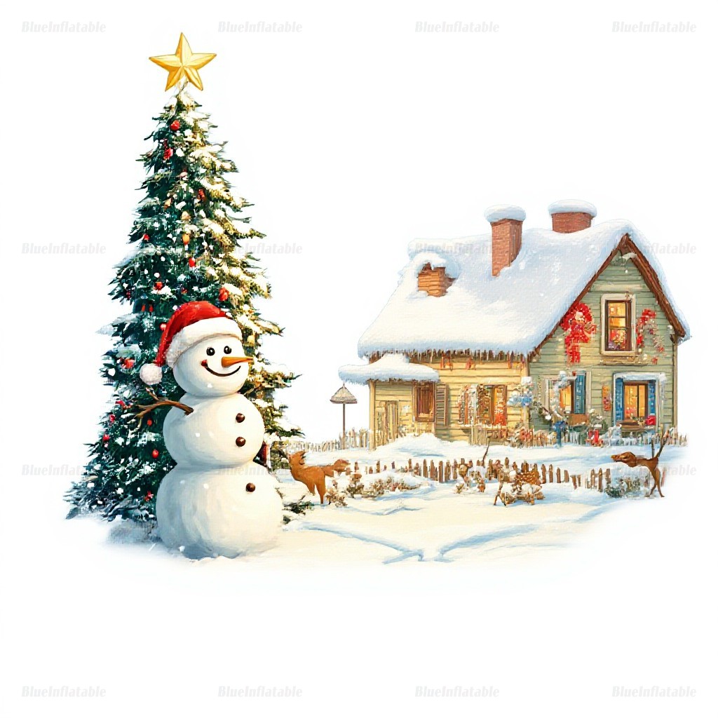 Giant Inflatable Christmas Snow Globe - Image 2