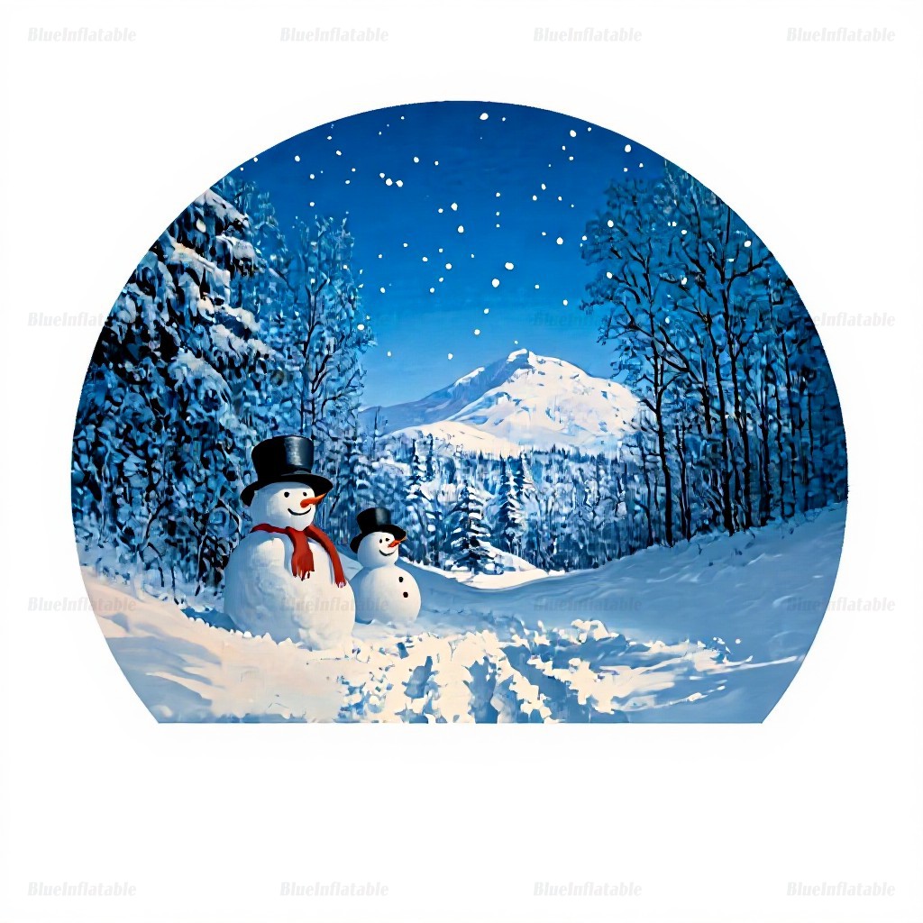 Giant Inflatable Christmas Snow Globe - Image 4