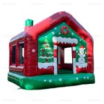 Snowman & Christmas Tree Inflatable Bouncy Castle Rental