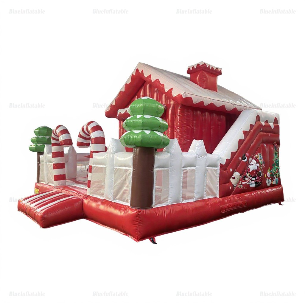 Candy Land Christmas Bounce & Slide Inflatable Combo - Image 2