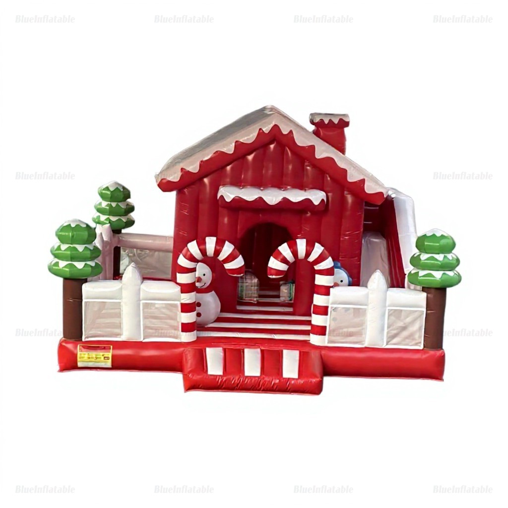 Candy Land Christmas Bounce & Slide Inflatable Combo - Image 6