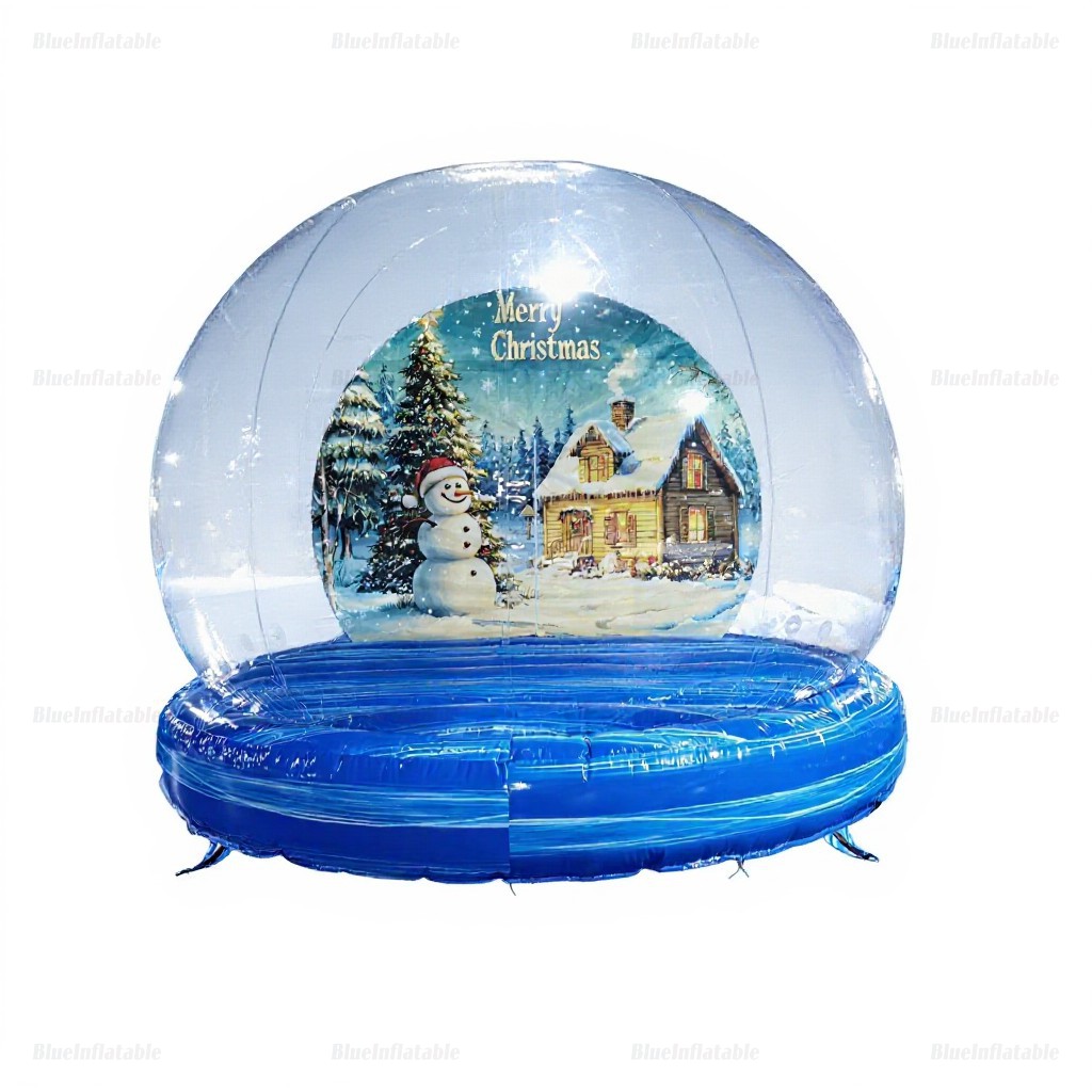 Winter Wonderland Inflatable Snow Globe Tunnel Photo Booth - Image 2