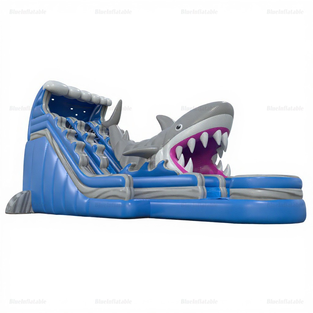 Shark Inflatable Water Slide & Splash Pool Play Center - Image 2