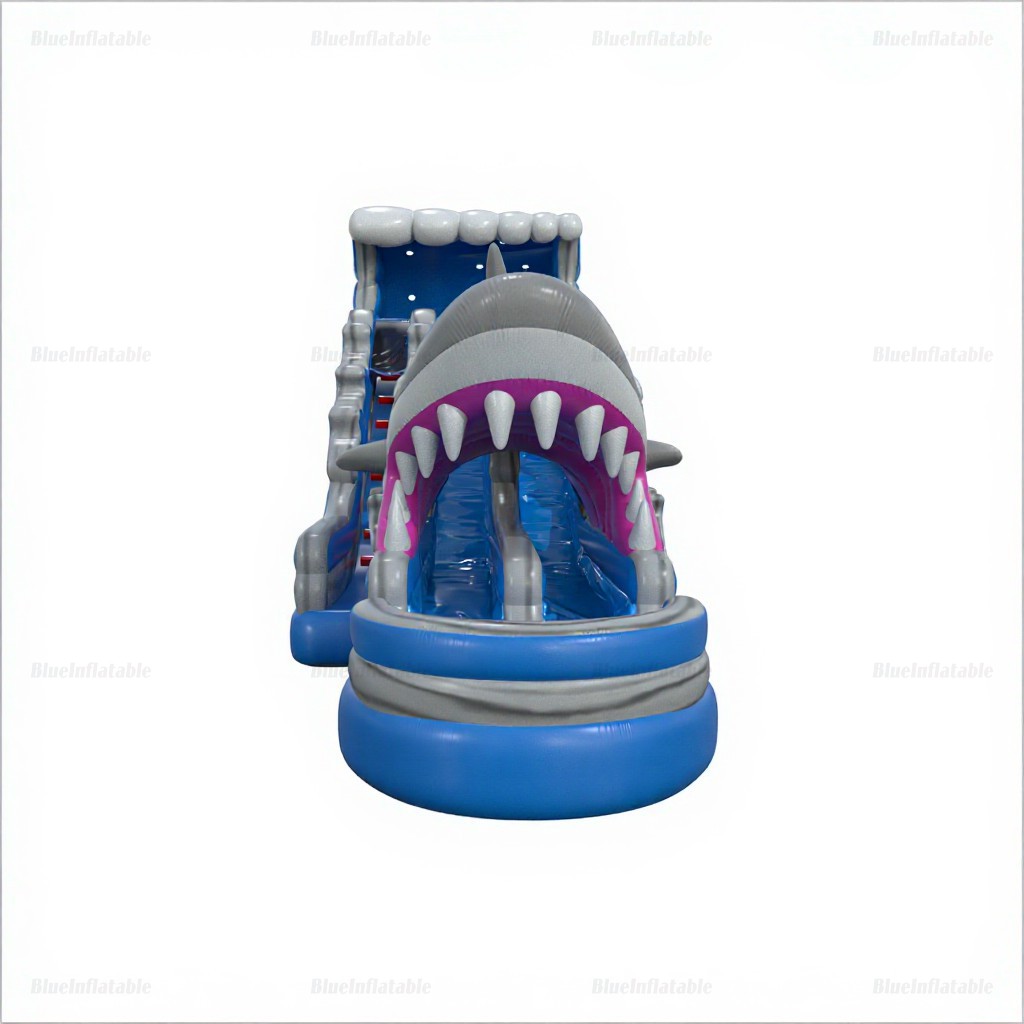Shark Inflatable Water Slide & Splash Pool Play Center - Image 4