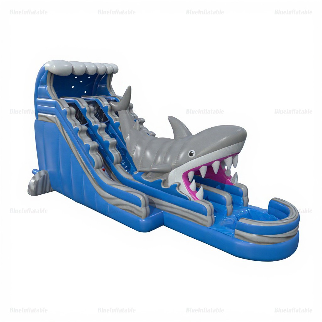 Shark Inflatable Water Slide & Splash Pool Play Center - Image 5