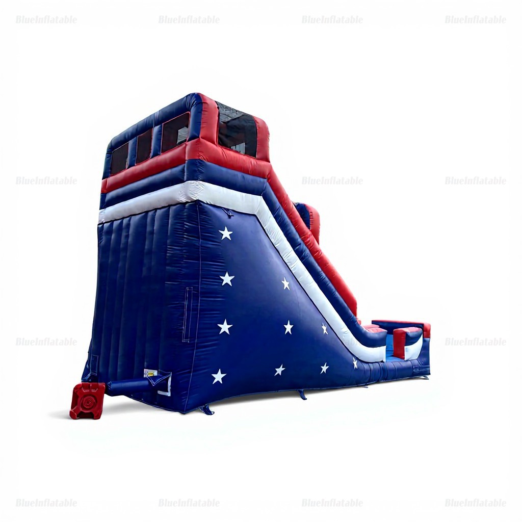 Patriotic Inflatable Water Slide & Pool Rental - Image 8